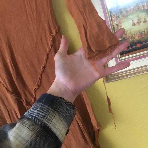 Distressed Free People Boho Tunic size small - Picture 5 of 7